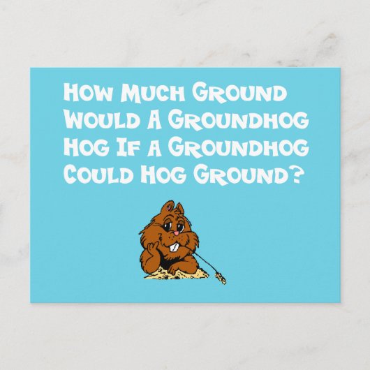 Celebrate Groundhog Day Postcard Briefkaart (Voorkant)