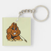 Celebrate Groundhog Day Sleutelhanger (Achterkant)