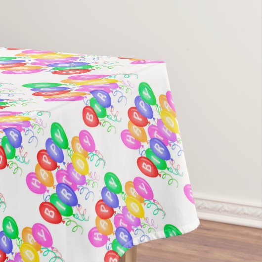 Celebrate Happy Birthday Tafelkleed (Voorbeeld)