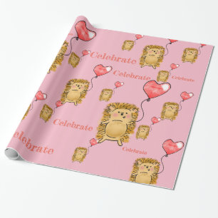Celebrate Hedgel Cadeaupapier