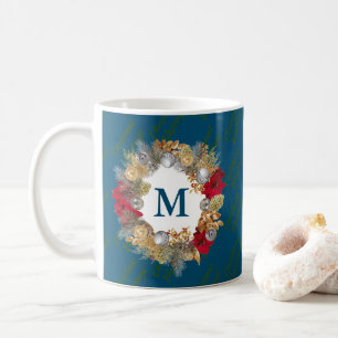 CELEBRATE JESUS Kerstmis Wreater CUSTOM Ocean Blue Koffiemok