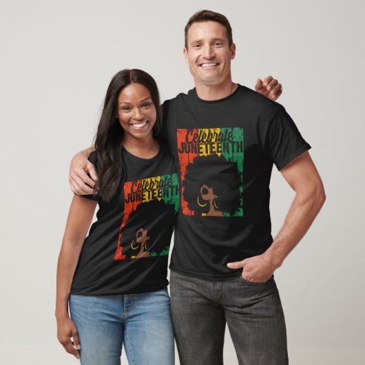 Celebrate Junenth African Colors T-shirt (Unisex)