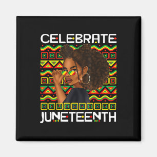 Celebrate Juneteenth 1865 African American Freedom Magneet