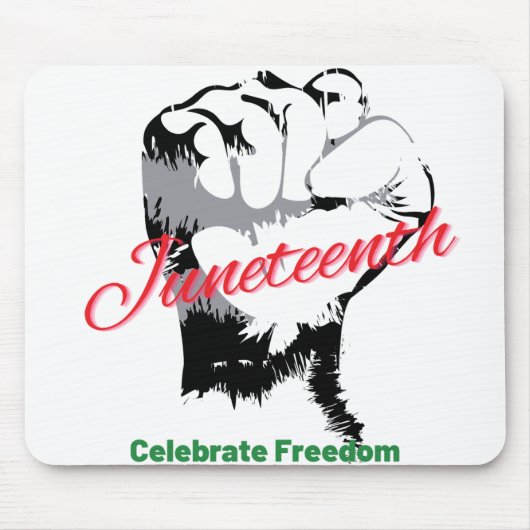 Celebrate Juneteenth Mousepad Muismat (Voorkant)