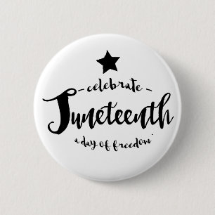 Celebrate Juneteenth Star Ronde Button 5,7 Cm