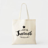 Celebrate Juneteenth Star Tote Bag (Voorkant)