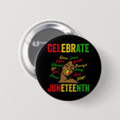 Celebrate Junetetiende Ronde Button 5,7 Cm (Voorkant /achterkant)