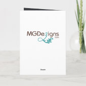 Celebrate! Kalkboard zakelijke kerstKaarten Feestdagen Kaart (Achterkant)