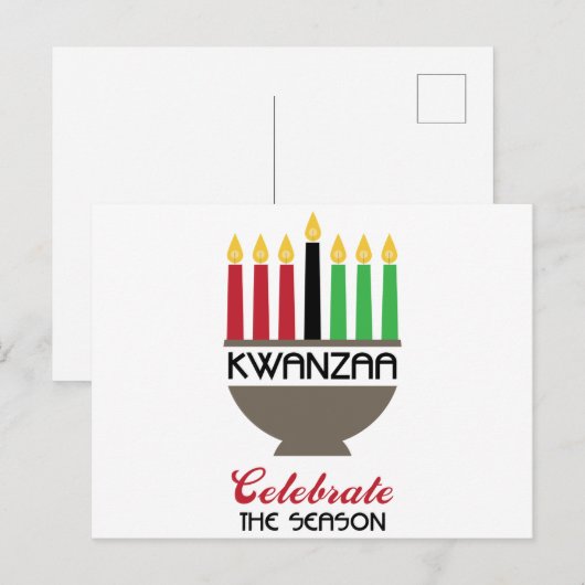Celebrate Kwanzaa Briefkaart (Voorkant / Achterkant)