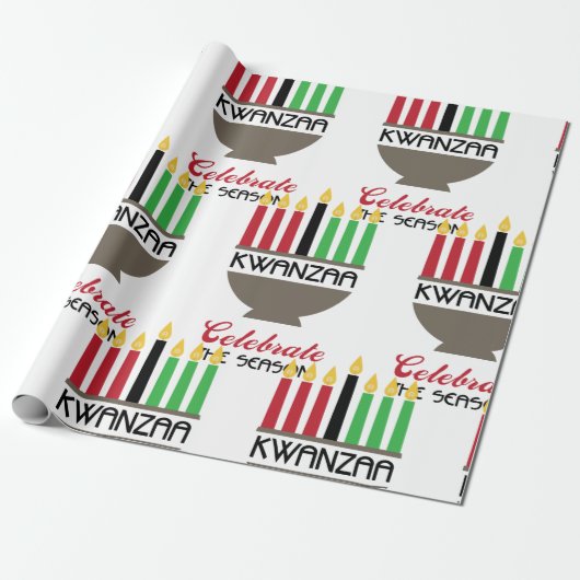 Celebrate Kwanzaa Cadeaupapier (Uitgerold)