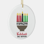Celebrate Kwanzaa Keramisch Ornament (Rechts)