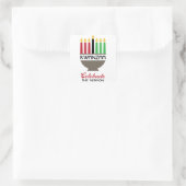 Celebrate Kwanzaa Vierkante Sticker (Tas)