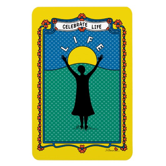 Celebrate Life 2_B_Flexible Magnet 4"x6" Magneet (Verticaal)
