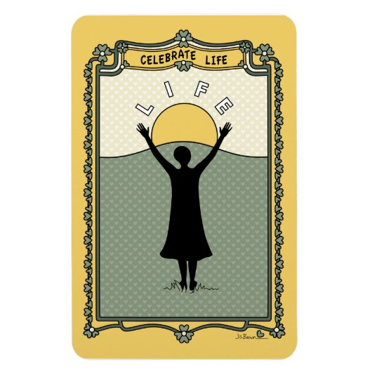 Celebrate Life 2_C_Flexible Magnet 4"x6" Magneet (Verticaal)