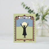 Celebrate Life A_ Briefkaart (Staand voorkant)