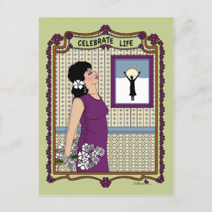 Celebrate Life_A_ Briefkaart