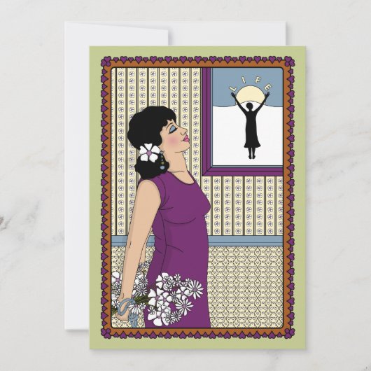 Celebrate Life A_Flat Card 5"x7" Aankondiging (Voorkant)