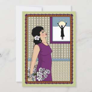 Celebrate Life A_Flat Card 5"x7" Aankondiging