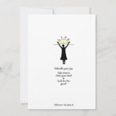 Celebrate Life_A_Flat Card 5"x7" Aankondiging (Achterkant)