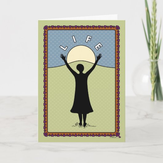 Celebrate Life A_Greeting Kaart (Voorkant)