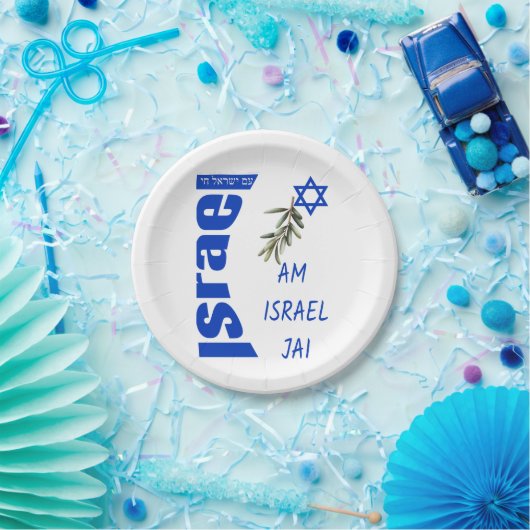 Celebrate Life: Am Israel Jai Papieren Bordje (Feest)
