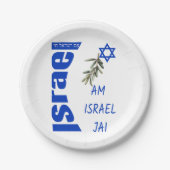 Celebrate Life: Am Israel Jai Papieren Bordje (Voorkant)