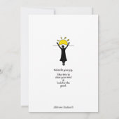 Celebrate Life_B_Flat Card 5"x7" Aankondiging (Achterkant)