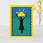 Celebrate Life B_Greeting Kaart (Gele Bloem)