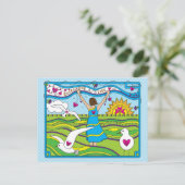 Celebrate Life_ Briefkaart (Staand voorkant)