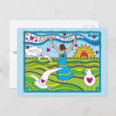 Celebrate Life_ Briefkaart (Voorkant / Achterkant)