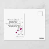 Celebrate Life_ Briefkaart (Achterkant)