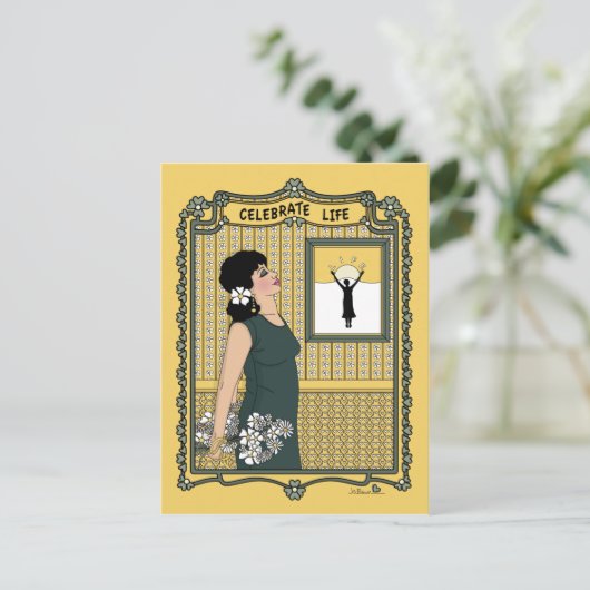 Celebrate Life_C_ Briefkaart (Staand voorkant)