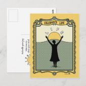 Celebrate Life C_ Briefkaart (Voorkant / Achterkant)