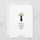 Celebrate Life_C_Flat Card 5"x7" Aankondiging (Achterkant)