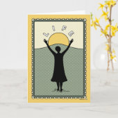 Celebrate Life C_Greeting Kaart (Gele Bloem)