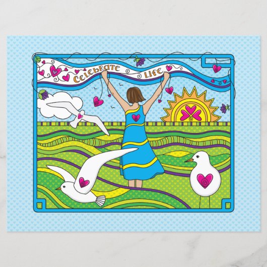 Celebrate Life_Flat Papierblad 11"x8.5" (Voorkant)