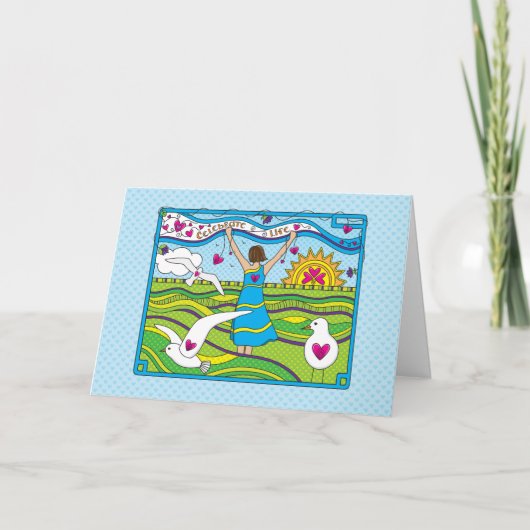 Celebrate Life_Greeting Kaart (Voorkant)