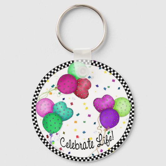 Celebrate Life Sleutelhanger (Voorkant)