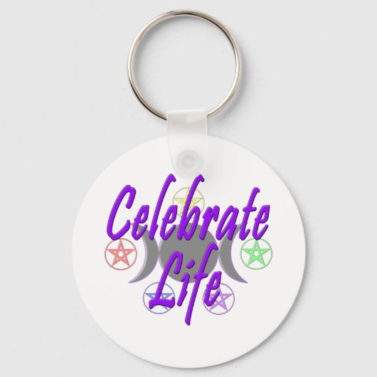 Celebrate Life Sleutelhanger (Voorkant)