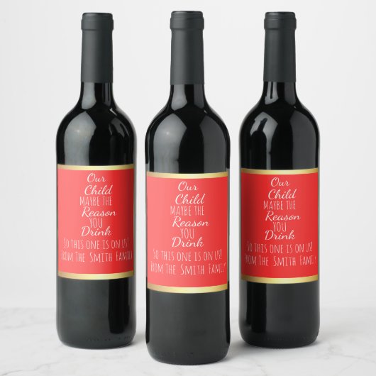 Celebrate Life's Milestones with Custom Wine Label Wijn Etiket (Flessen)