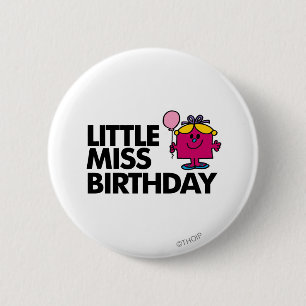 Celebrate Little Miss Birthday Ronde Button 5,7 Cm