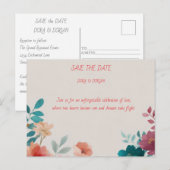 Celebrate Love and Joy with a wedding invitation Uitnodiging Briefkaart (Voorkant / Achterkant)