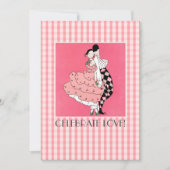 Celebrate Love. Art Deco-Valentijnsdag Kaart (Voorkant)