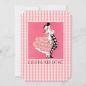 Celebrate Love. Art Deco-Valentijnsdag Kaart (Voorkant)