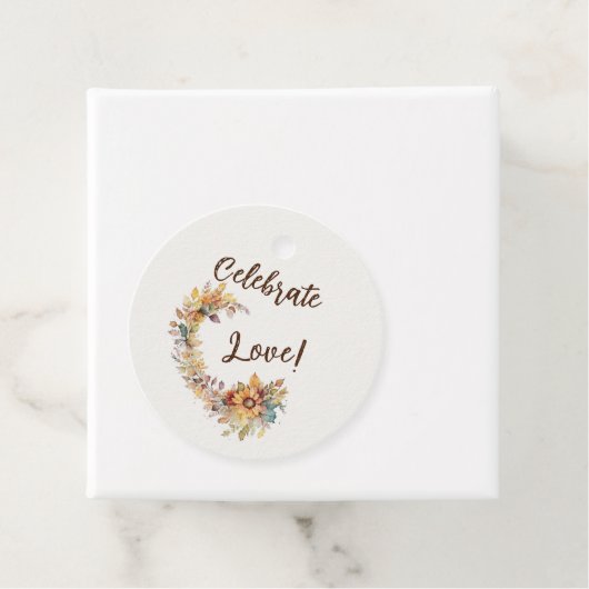 Celebrate Love Bedankjes Labels (In situ)