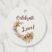 Celebrate Love Bedankjes Labels (Voorkant)