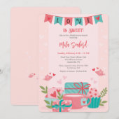 Celebrate Love Bridal Shower Uitnodiging (Voorkant / Achterkant)