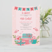 Celebrate Love Bridal Shower Uitnodiging (Staand voorkant)