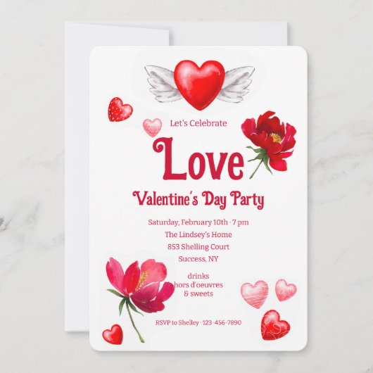 Celebrate Love Kaart (Voorkant)