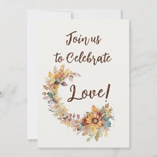 Celebrate Love Kaart (Voorkant)